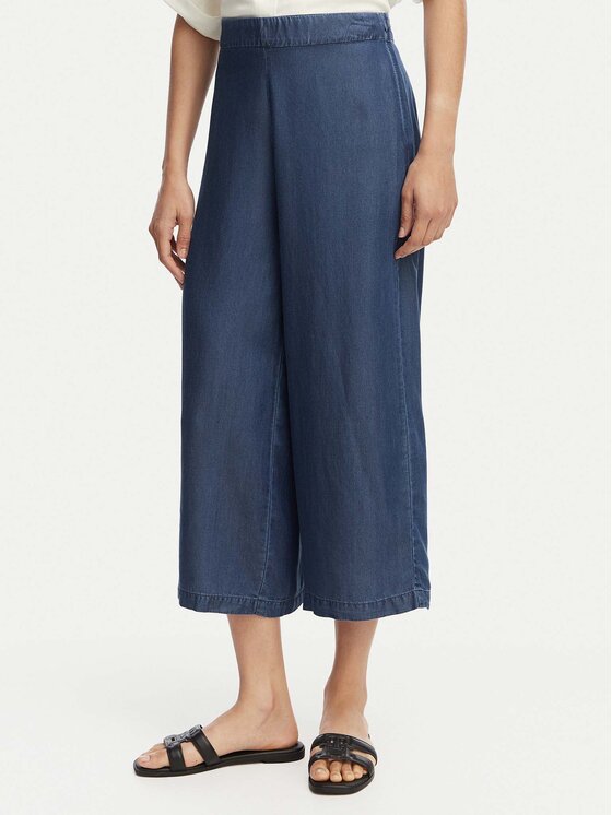 ONLY Pantaloni culotte Charis 15337936 Albastru Wide Leg