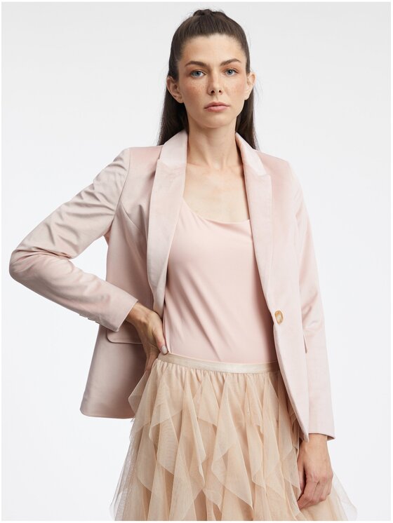 Orsay Orsay Marynarka 482462232000__36 Różowy Regular Fit
