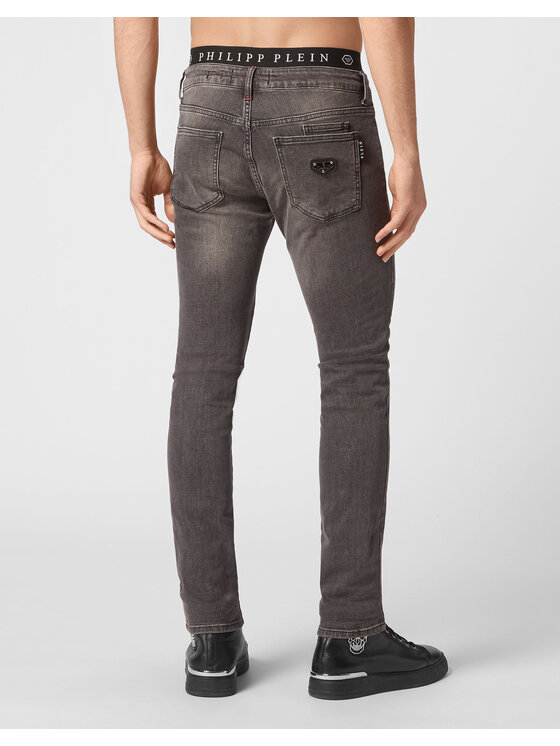 PHILIPP PLEIN PHILIPP PLEIN Jeansy 67 Šedá Slim Fit