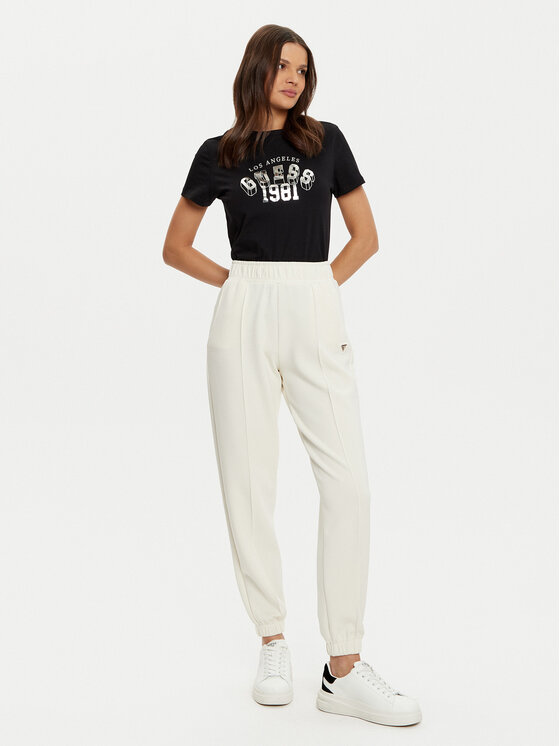 Guess Guess Tricou V5RI06 I3Z14 Negru Regular Fit