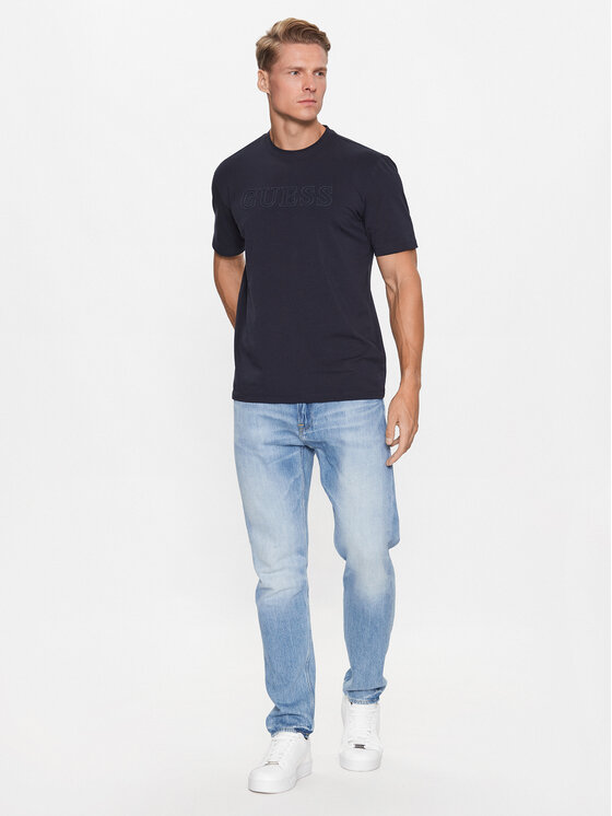 Guess Guess Póló Z2YI11 J1314 Sötétkék Regular Fit
