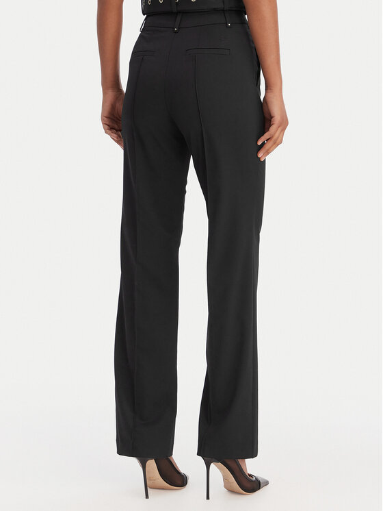KARL LAGERFELD KARL LAGERFELD Pantaloni din material B1W10003 Negru Straight Leg