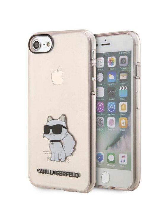 Etui na telefon KARL LAGERFELD, Różowe, iPhone 7/8/SE 2020