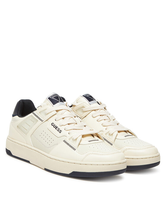 Guess Guess Tenisice FMTVIN-ELE12 Écru