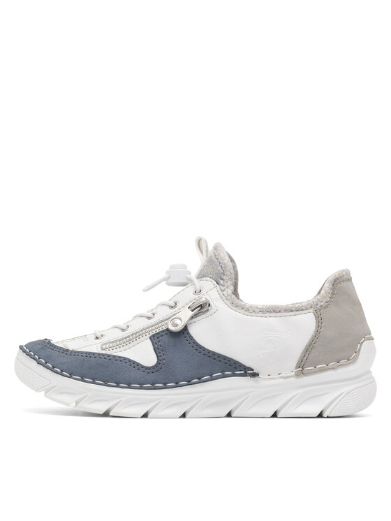 Rieker Rieker Sneakersy 55064-80 Biały