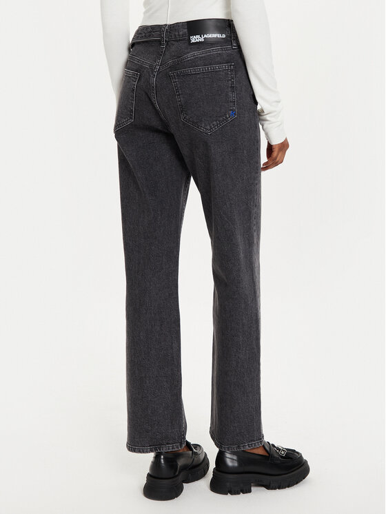 Karl Lagerfeld Jeans Karl Lagerfeld Jeans Džínsy 245J1112 Sivá Straight Fit