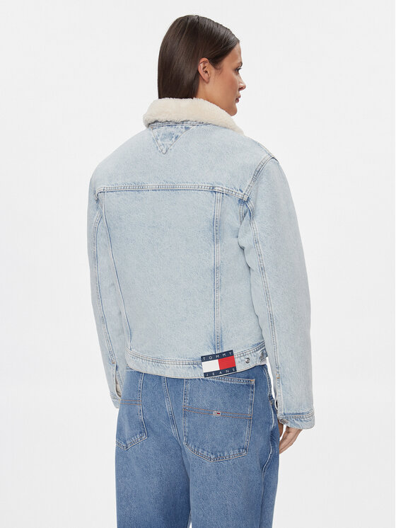 Tommy Jeans Tommy Jeans Traper jakna DW0DW16991 Plava Regular Fit
