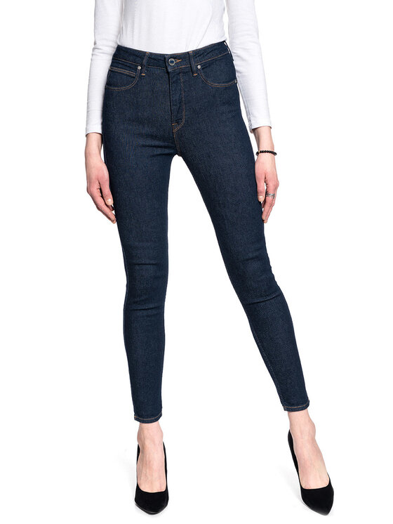 Jeansy, rozmiar W28/L33, Niebieskie, SCARLETT ULTRA HI BO
