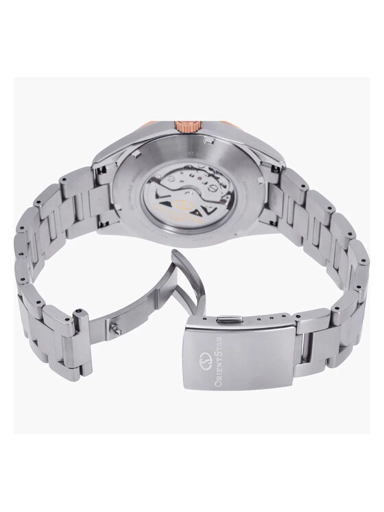 Orient Star Orient Star Zegarek RE-AU0401S00B Srebrny