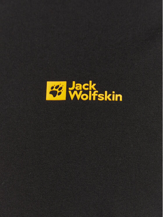 Jack Wolfskin Jack Wolfskin Футболка Essential 1808382 Чорний Regular Fit