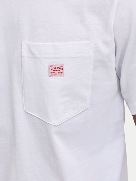 Jack & Jones Jack & Jones Tricou Blucaleb 12293019 Alb Regular Fit