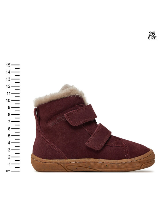 Froddo Froddo Чоботи Minni Suede G2110141-1 S Бордовий