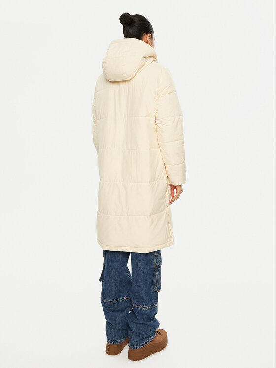Roxy Roxy Пухено яке Test Of Time ERJJK03513 Бежов Regular Fit