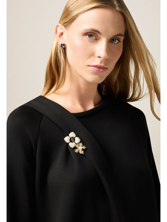 Oltre Oltre Vestito da giorno 7062J000932N033 Nero Baggy Fit