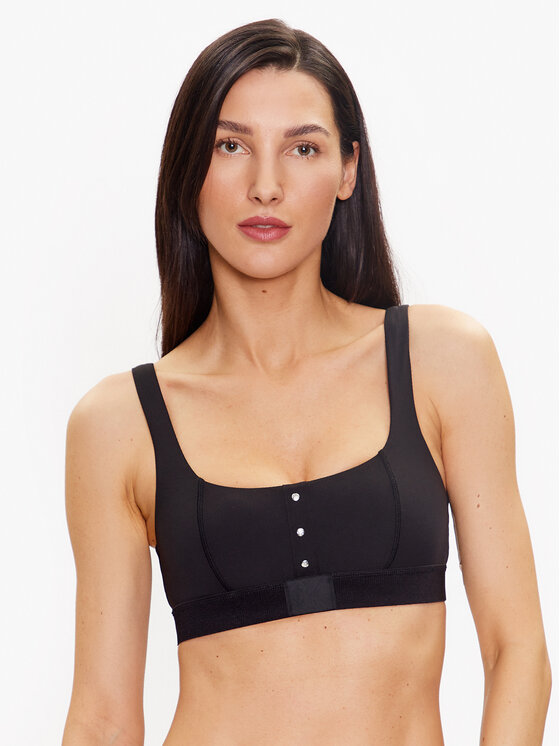 Calvin Klein Swimwear Bikini augšdaļa KW0KW02148 Melns