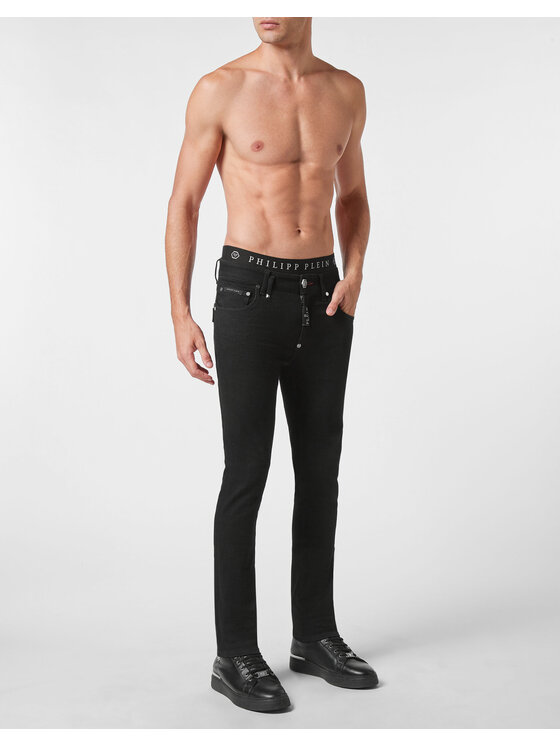 PHILIPP PLEIN PHILIPP PLEIN Jeansy 1197 Czarny Regular Fit
