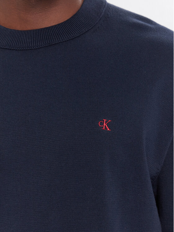 Calvin Klein Jeans Calvin Klein Jeans Pulover LV04RC309G Mornarsko modra Regular Fit