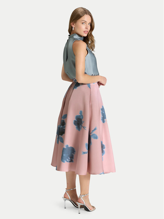 Swing Swing Midi sukně 2AK00300 Růžová Regular Fit