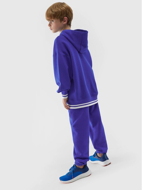4F 4F Pantaloni da tuta 4FJRAW23TTROM694-36S Blu Regular Fit