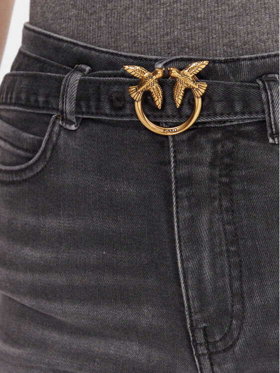 PINKO PINKO Jeans Flora 100166 A2S2 Grau Flare Fit