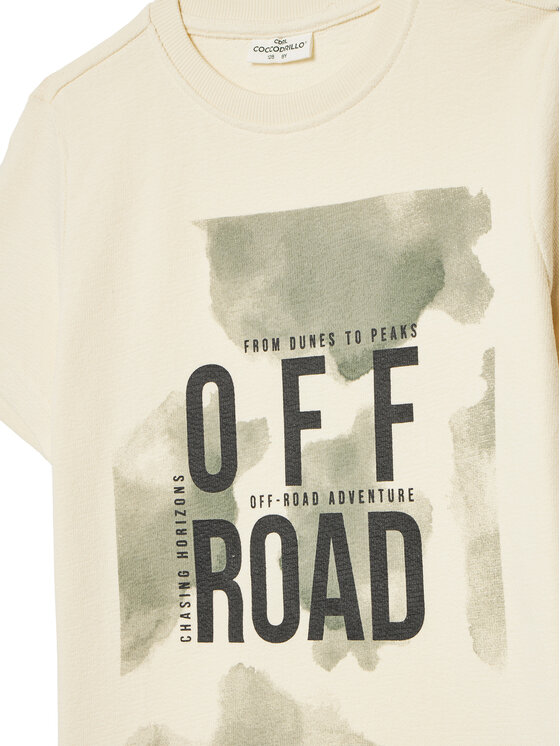 Coccodrillo Coccodrillo T-Shirt WC5143203WBJ Beżowy Regular Fit