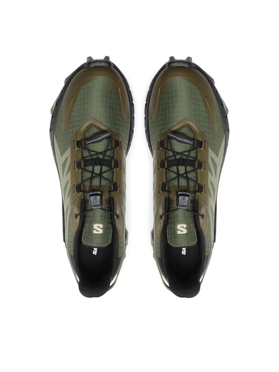 Salomon Salomon Buty do biegania Supercross 4 L47205100 Khaki