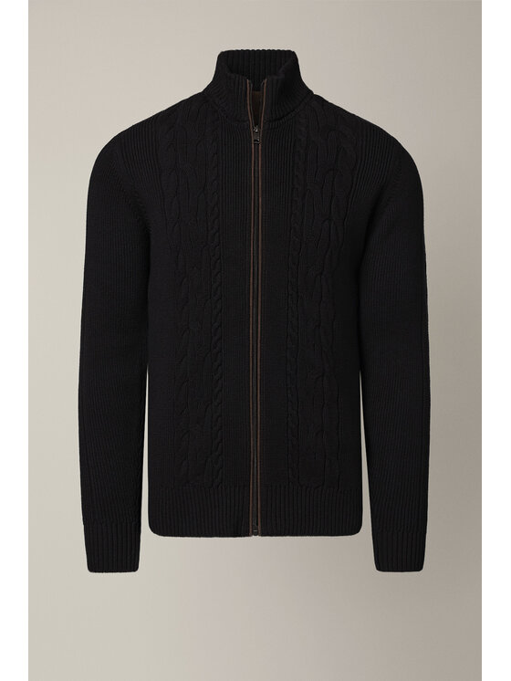 Lancerto Lancerto Sweter Jorund SW073226000080 Czarny Regular Fit
