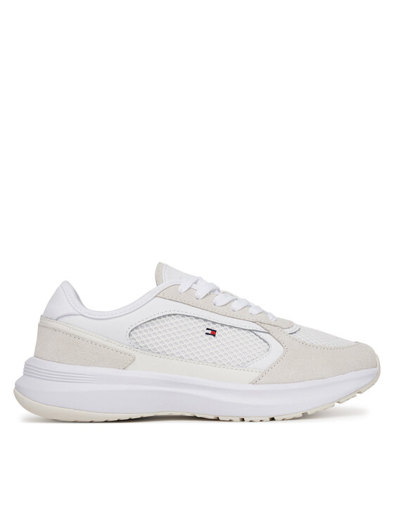 Tommy Hilfiger Damskie Sneakersy, rozmiar 39, Białe, Sporty Runner FW0FW08644