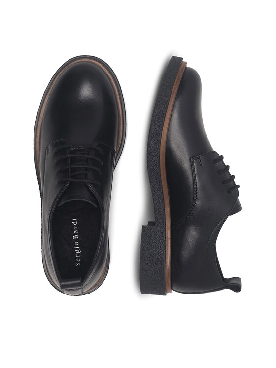 Sergio Bardi Sergio Bardi Oxfordky KAP-C1049-01SB Čierna