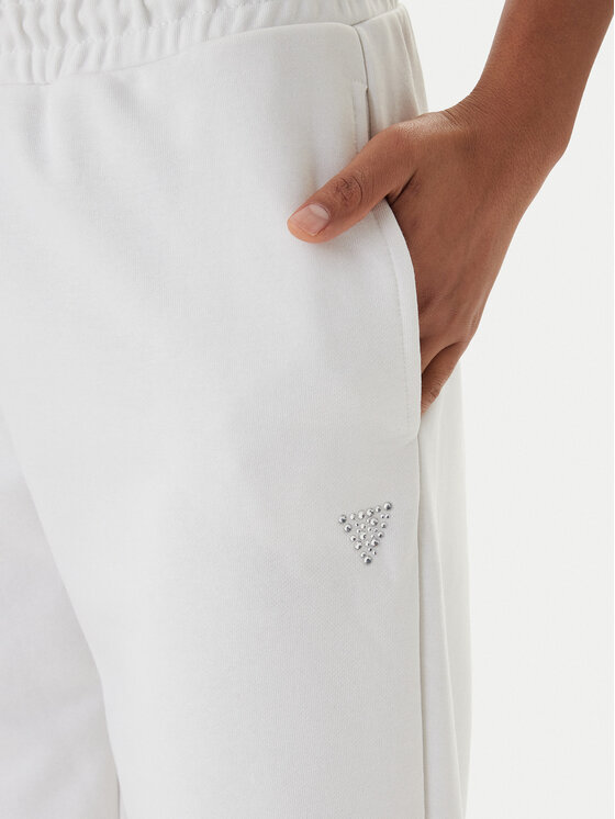 Guess Guess Pantaloni da tuta V6GB11 K3095 Bianco Regular Fit