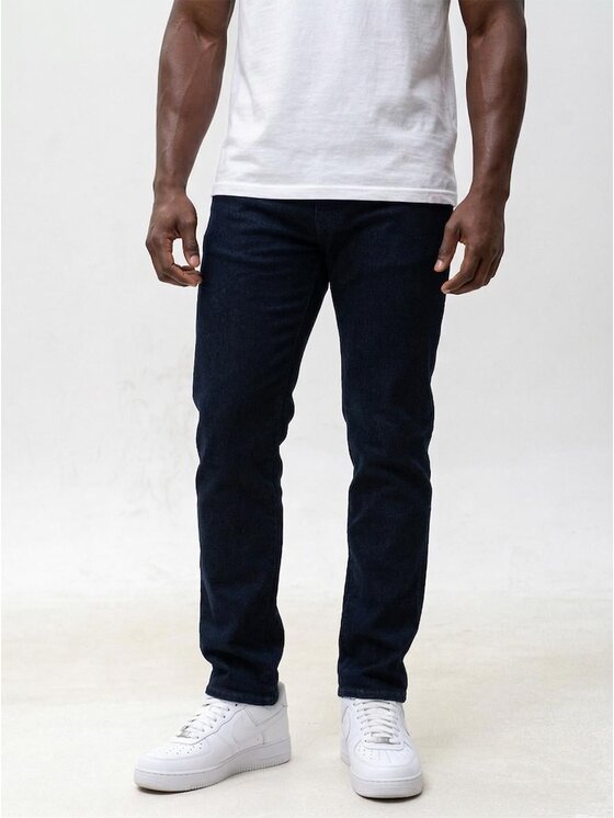 MyStars MyStars Jeansy proste klasyczne dżinsowe 131620 Niebieski Regular Fit