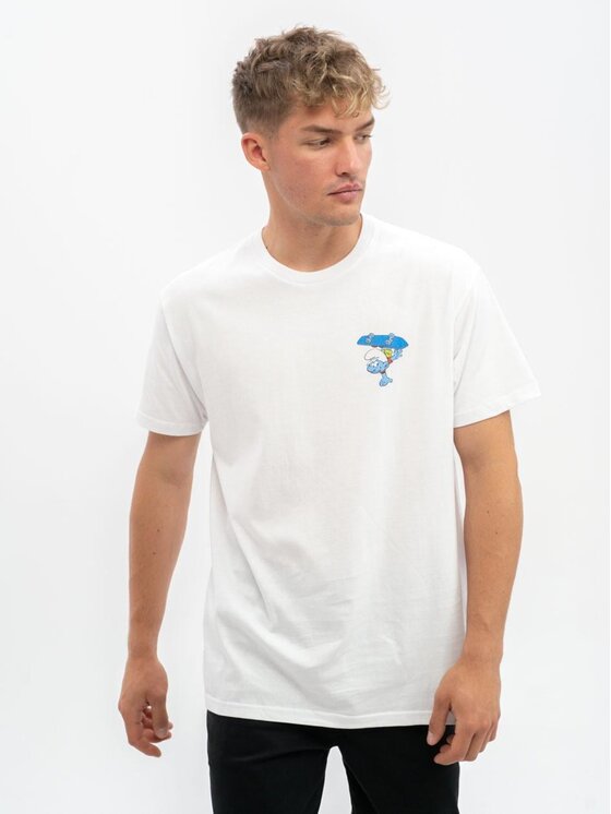 Smerfy Smerfy T-Shirt 111882 Biały Regular Fit