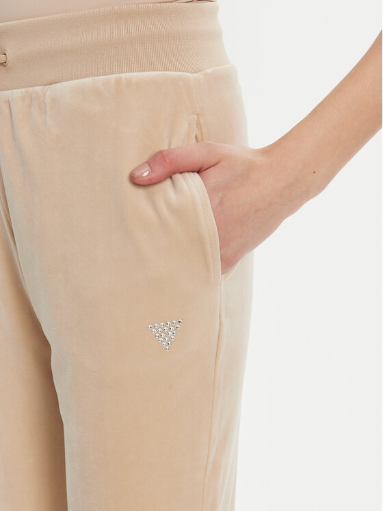 Guess Guess Pantaloni da tuta V3BB27 K0232 Beige Regular Fit