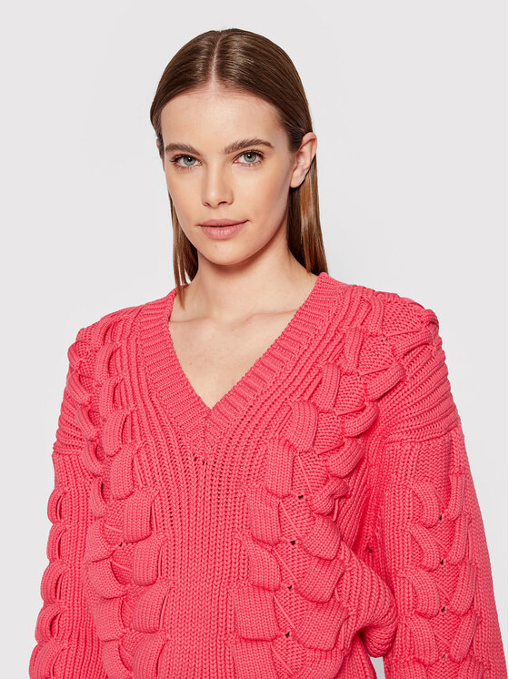 IRO IRO Пуловер Arwy AQ240 Розов Relaxed Fit