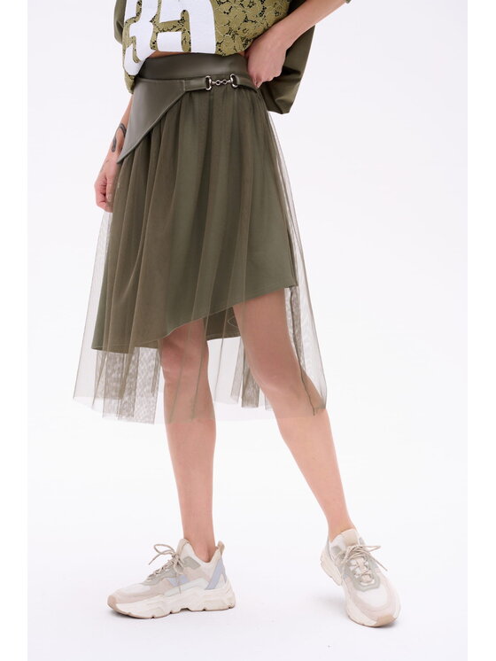 blue shadow blue shadow Spódnica Balia Zielony Regular Fit