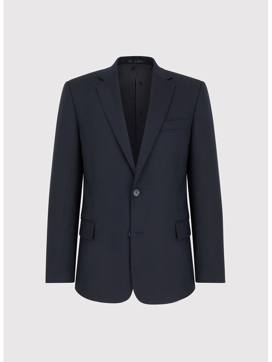 Pako Lorente Pako Lorente Marynarka P26WP-3X-011 Granatowy Slim Fit