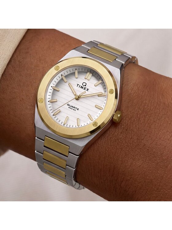Timex Timex Zegarek TW2Y81900 Złoty