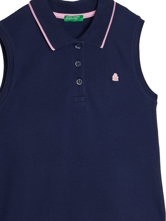 United Colors Of Benetton United Colors Of Benetton Повсякденна сукня 3F9HCV012 Cиній Regular Fit