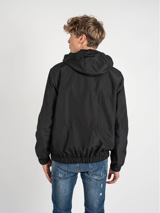 Les Hommes Les Hommes Μπουφάν μεταβατικό LLO311-250L | Windbreaker Jacket Μαύρο Regular Fit