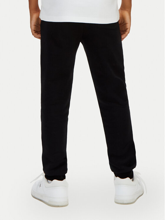 Calvin Klein Jeans Calvin Klein Jeans Teplákové kalhoty Mini Badge LV1CKSJC53 Černá Regular Fit