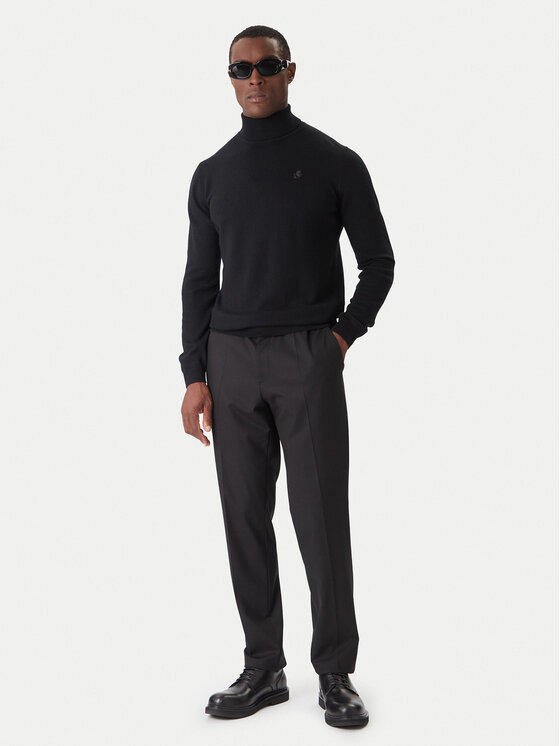 KARL LAGERFELD KARL LAGERFELD Rollkragenpullover 655058 554399 Schwarz Regular Fit