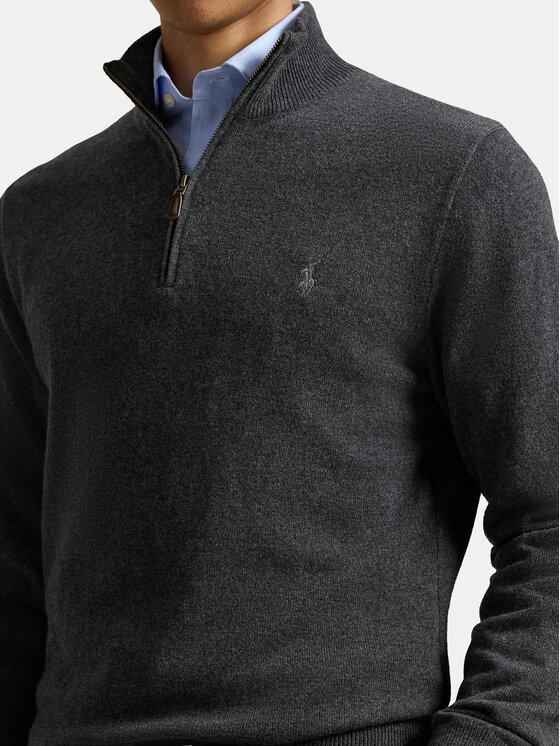 Polo Ralph Lauren Polo Ralph Lauren Sweter 710876756017 Szary Regular Fit