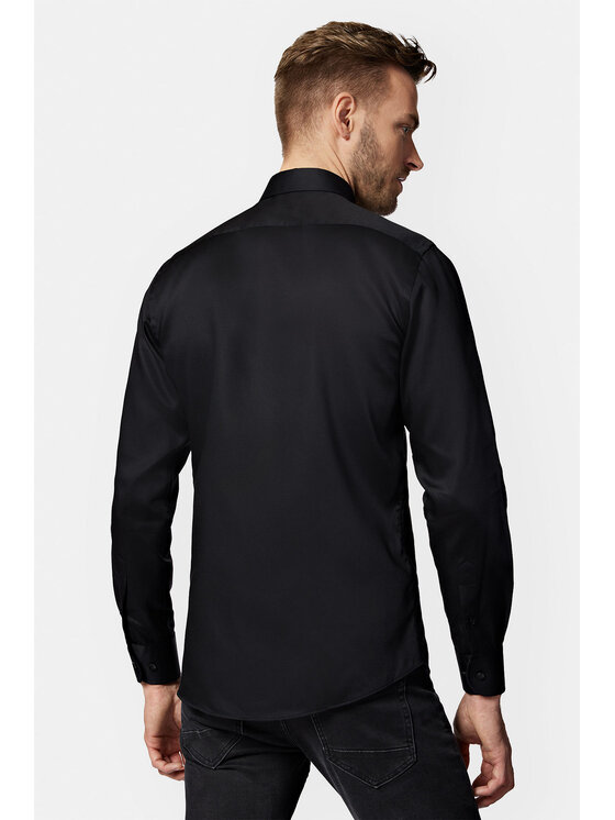 Lancerto Lancerto Koszula Mavis KO073123000039 Czarny Slim Fit