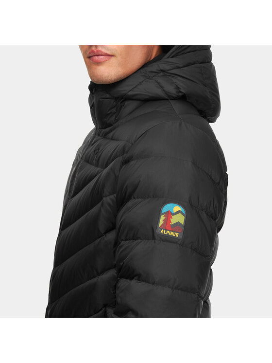 Alpinus Alpinus Kurtka puchowa Monviso Czarny Regular Fit