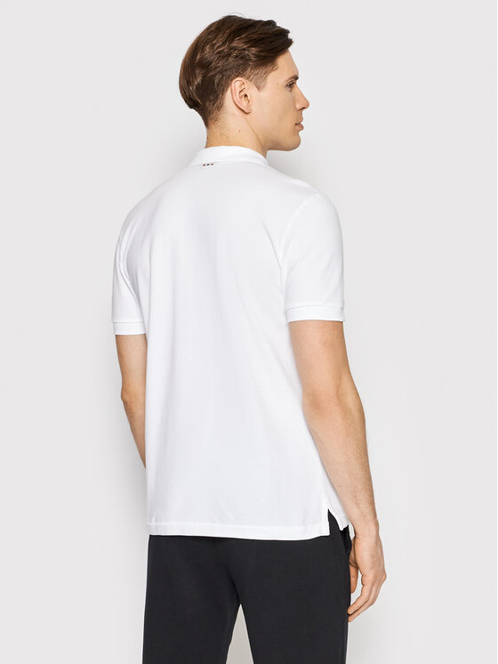 Napapijri Napapijri Polo majica Elbas NP0A4GDL Bela Regular Fit
