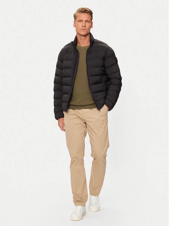 Tommy Hilfiger Tommy Hilfiger Зимно яке MW0MW37259 Черен Regular Fit