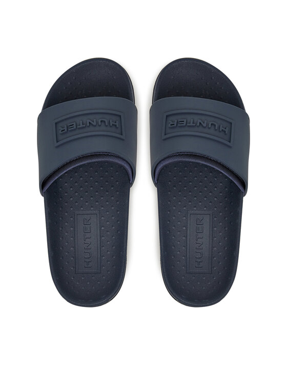 Hunter Hunter Klapki HFRU0006251 Granatowy
