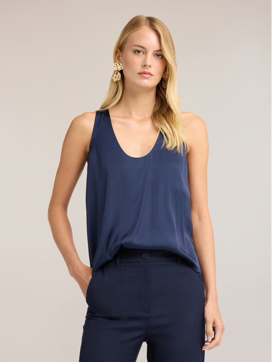 Motivi Motivi Top D012Q100623N034 Blu Regular Fit