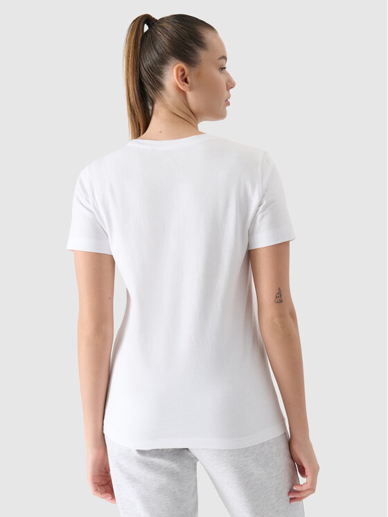 4F 4F T-shirt NOS Bianco Regular Fit