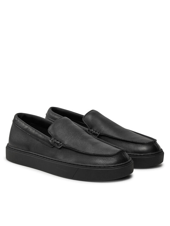 Calvin Klein Calvin Klein Cipele Moccasin Lth HM0HM01793 Crna